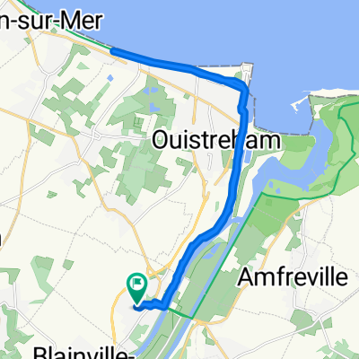De Allée de la Grande Londe 17, Bénouville à Rue de la Fossé Poirier 10, Bénouville