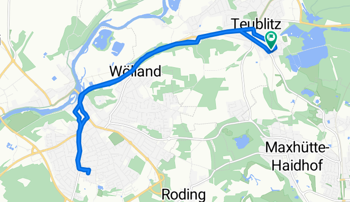 Triftweg 5, Teublitz nach Triftweg 6, Teublitz