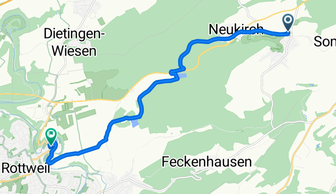 Lanzental, Rottweil nach Balinger Straße 14, Rottweil