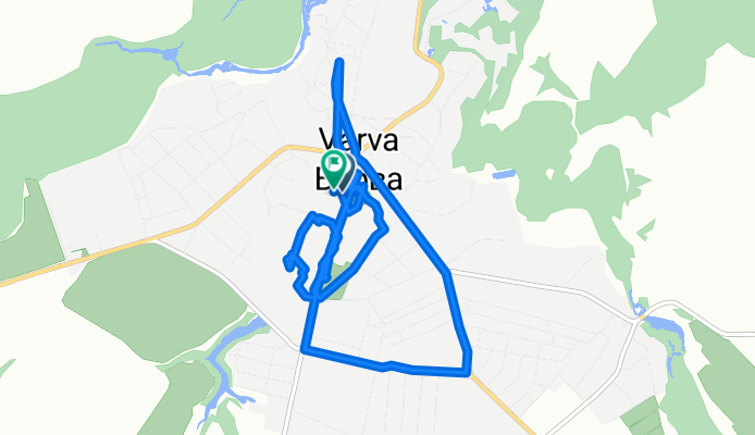 От вулиця Миру 14, Варва до вулиця Миру 18А, Варва