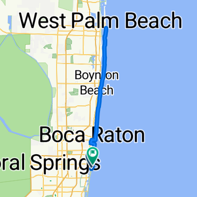 2608 N Ocean Blvd, Pompano Beach to 973 Hillsboro Mile, Hillsboro Beach