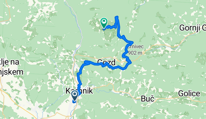 Zikova ulica 5 to Unnamed Road