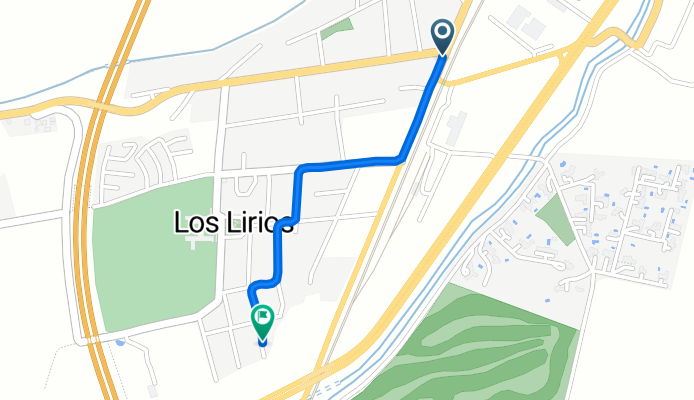 De H-406 / H-404, Los Lirios a Requinoa, Los Lirios