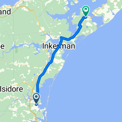 Route from 3493 Principale St, Tracadie-Sheila