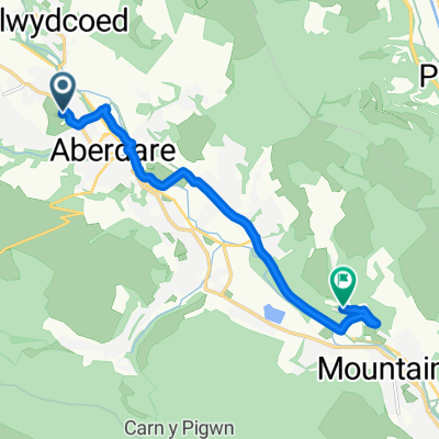 25 Hirwaun Road, Trecynon, Aberdare to Heol Penrhiw, Mountain Ash