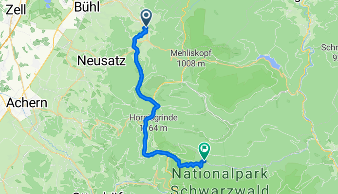 Sandbuckelweg 27, Bühlertal nach Hinterlangenbach 112, Baiersbronn