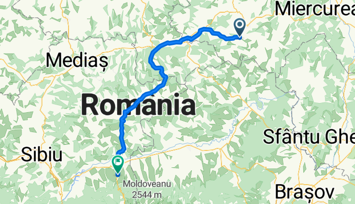 bikemap #6 Oțeni - Sighișoara