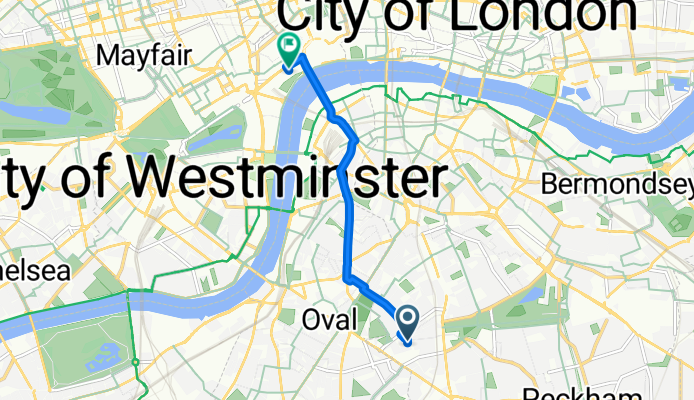 31 Kirwyn Way, London to 84 Strand, London