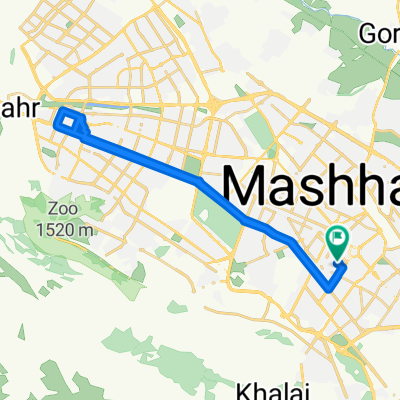 چهنو ۳, Mashhad to امام رضا ۵ - چهنو, Mashhad