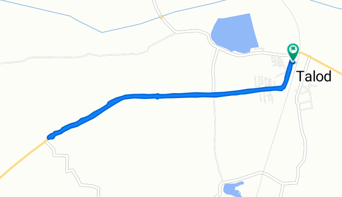 Route from Majara Road, Talod