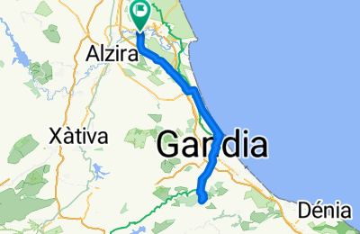 Route in der Bikemap App öffnen