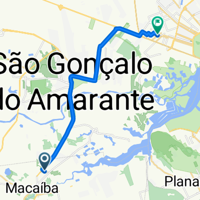 De Rua Lenita Macedo de Mesquita, Macaíba a Rua Morro de Pedra, 37, Natal
