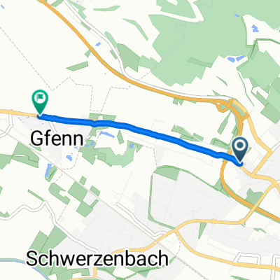 Zürcherstrasse 16, Volketswil nach Ueberlandstrasse, Dübendorf