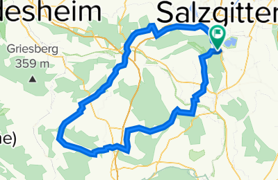 Route in der Bikemap App öffnen