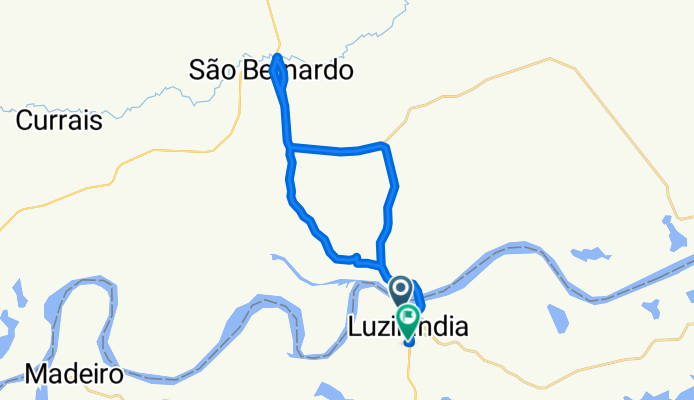 Rota desde Rua Alfredo Carvalho, 319–421, Luzilândia