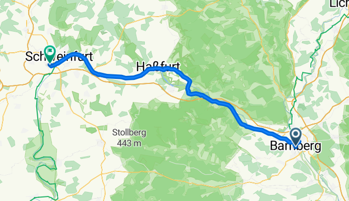 Bamberg Hbf to Schweinfuhrt Hbf