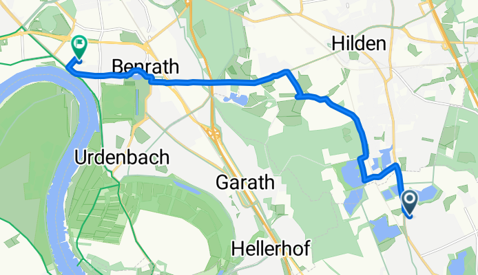 Wiebachstraße 14, Langenfeld (Rheinland) do Bonner Straße, Düsseldorf