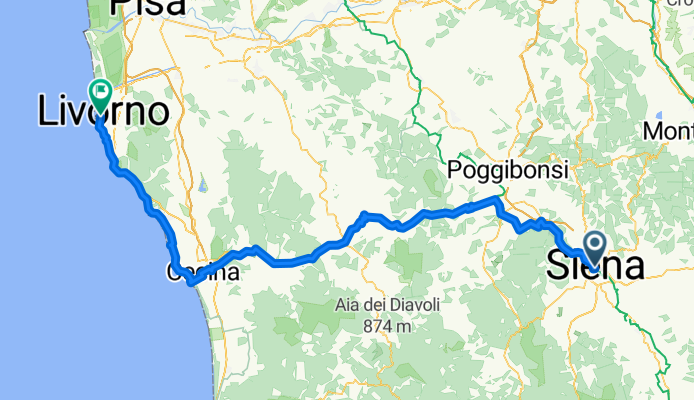 Siena - Volterra - Livorno