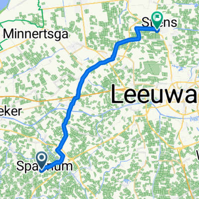 Felsumerleane 16, Spannum naar Brédyk 21, Stiens