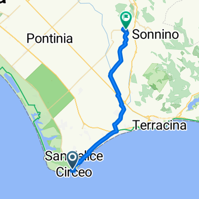 Via del Faro 32 to Priverno-Fossanova, Stazione Fossanova