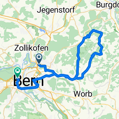 Ittigen Boll Utzigen Luitterbach Krauchthal nach Bern