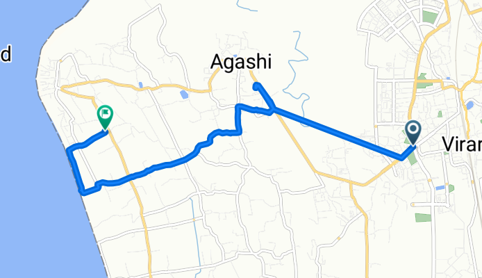 Agashi Road, Virar to Arnala Seashore Road, Virar