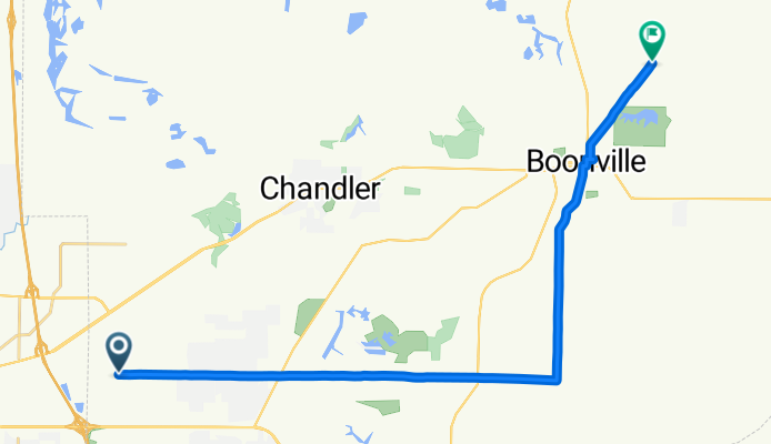 10333–10417 Oak Grove Rd, Newburgh to 695–791 S Folsomville Rd, Boonville