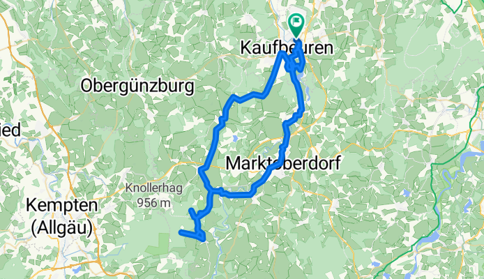 Große E-Bike Tour:Marktoberdorf,Görisried,Oberthingau