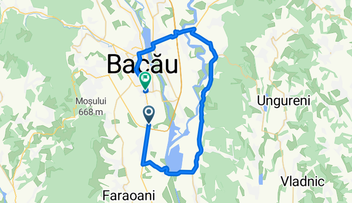 DN2 1249, Nicolae Bălcescu to Strada Chimiei 5a, Bacău