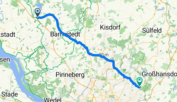 Olsenstraße 12A, Hohenfelde nach Grönlander Damm 23, Hamburg