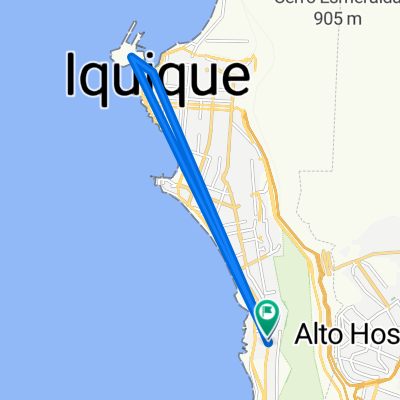 De Avenida La Tirana, Iquique a Diagonal Sur 4245, Iquique