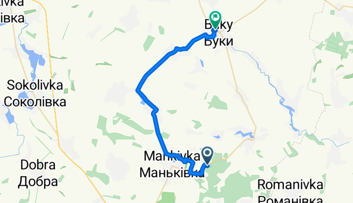 От Т2406 до Т2405, Буки