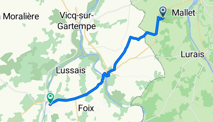 De Le Plessis à Grand Rue 11, Saint-Pierre-de-Maillé