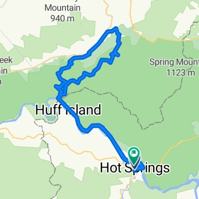 Hot Springs lollipop to Cove Creek, Tennessee