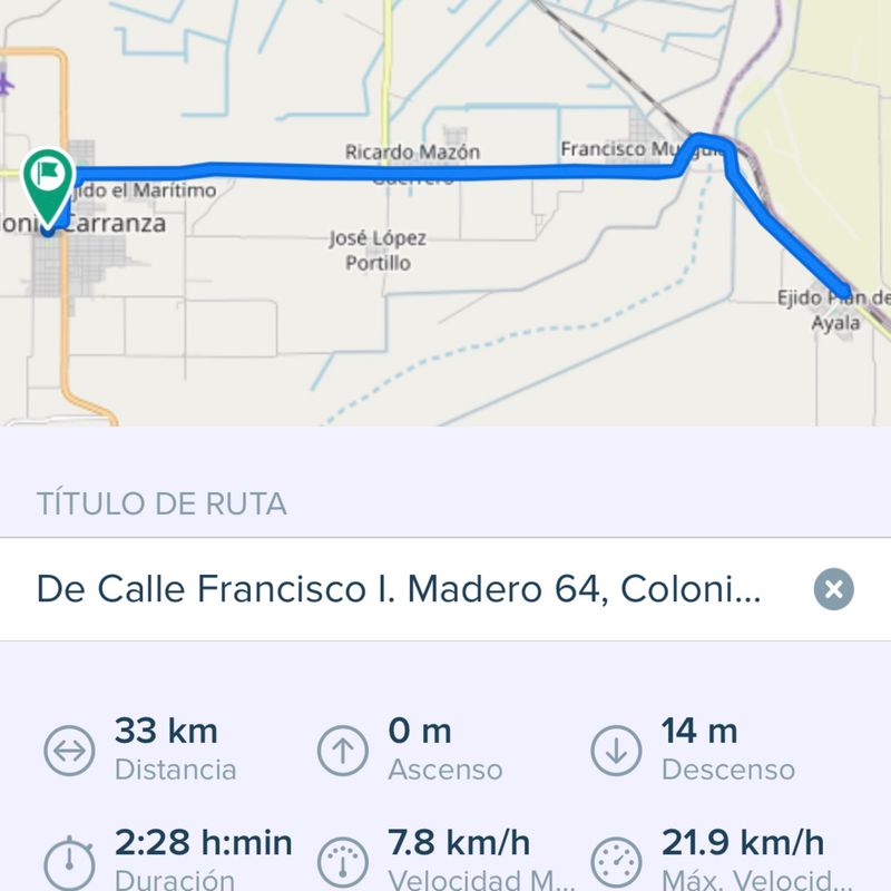 De Calle Francisco I. Madero 64, Colonia Venustiano Carranza a Calle Francisco I. Madero 64, Colonia Venustiano Carranza