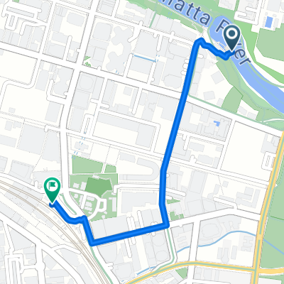 40 Charles Street, Parramatta to 21 Darcy Street, Parramatta