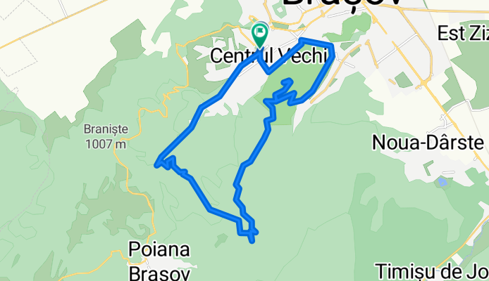 Brasov - Pietrele lui Solomon - Poiana Stechil - Tampa - Brasov