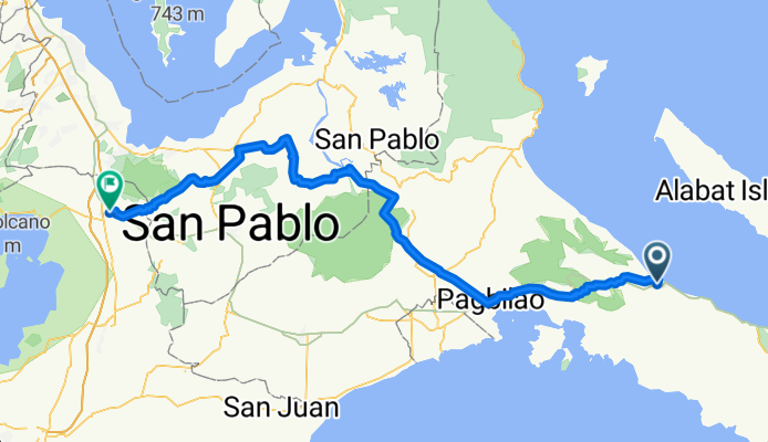 Jose Rizal Street, Atimonan to Sampalocan Road, Santo Tomas
