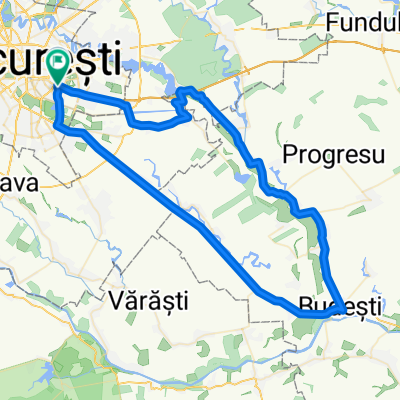 Bucuresti - Vasilati - Frumusani - Budesti - Bucuresti