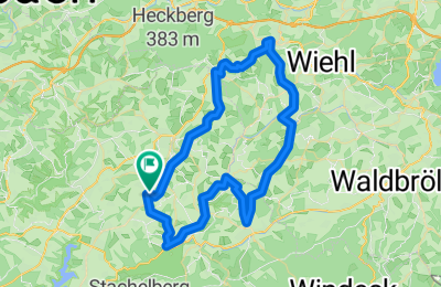 Route in der Bikemap App öffnen
