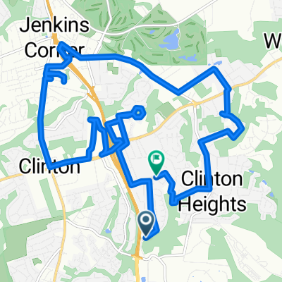 9901 Fox Run Dr, Clinton to 7509 Milligan Ln, Clinton