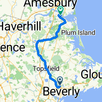 126 Dodge St, Beverly to 253 Merrimac St, Newburyport