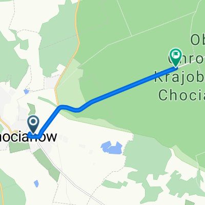 Żeromskiego 10A, Chocianów do Unnamed Road