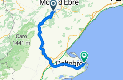 Route in der Bikemap App öffnen