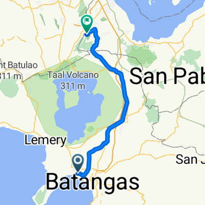 Bauan - Batangas Provincial Road 326, San Pascual to Unnamed Road