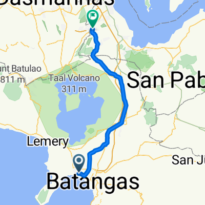 Bauan - Batangas Provincial Road 326, San Pascual to Nuvali Boulevard 3, Santa Rosa