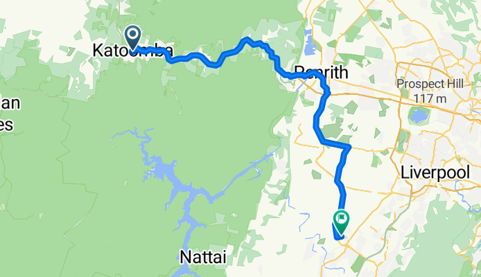 Katoomba to Harrington Park