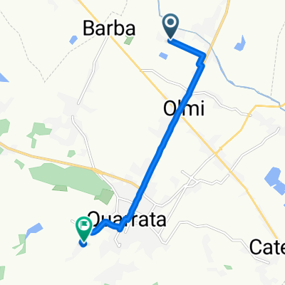 Da Via Ceccarelli 191, Ferruccia a Via Legnano 15, Quarrata