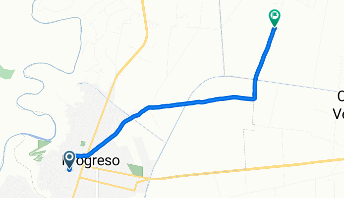 De Benito Juárez 19, Progreso a Unnamed Road