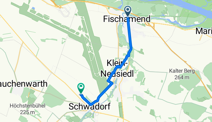 Hainburger Straße 12, Fischamend nach Am Ziegelofen 12, Schwadorf